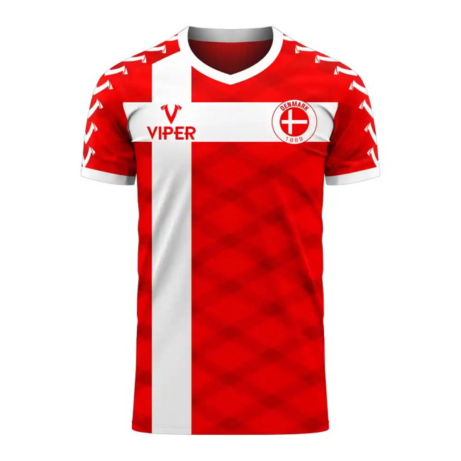 Denmark 2025-2026 Home Concept Football Kit (Viper) (M.LAUDRUP 10)-SoccerKits Hub | Buy Soccer Jerseys Online